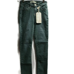 M2F Jeans Green 24 Indie Skinny Slim Fit Stretch